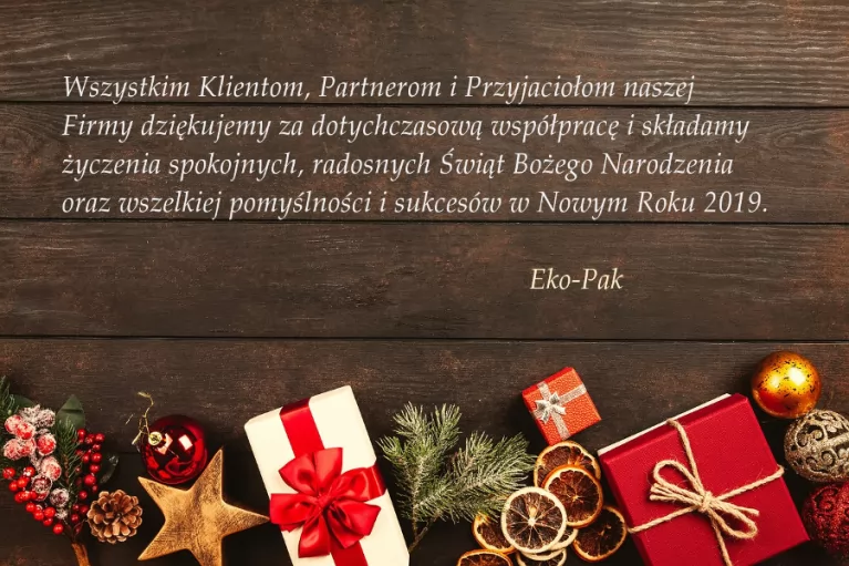 Wesołych Świąt i szczęśliwego Nowego Roku!