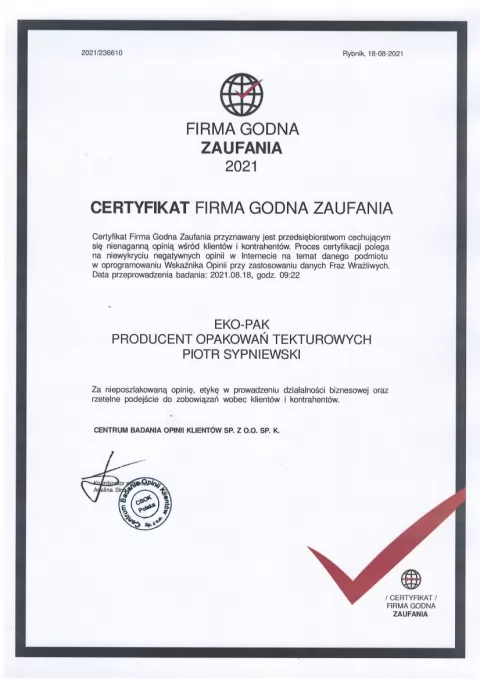 Firma Godna Zaufania