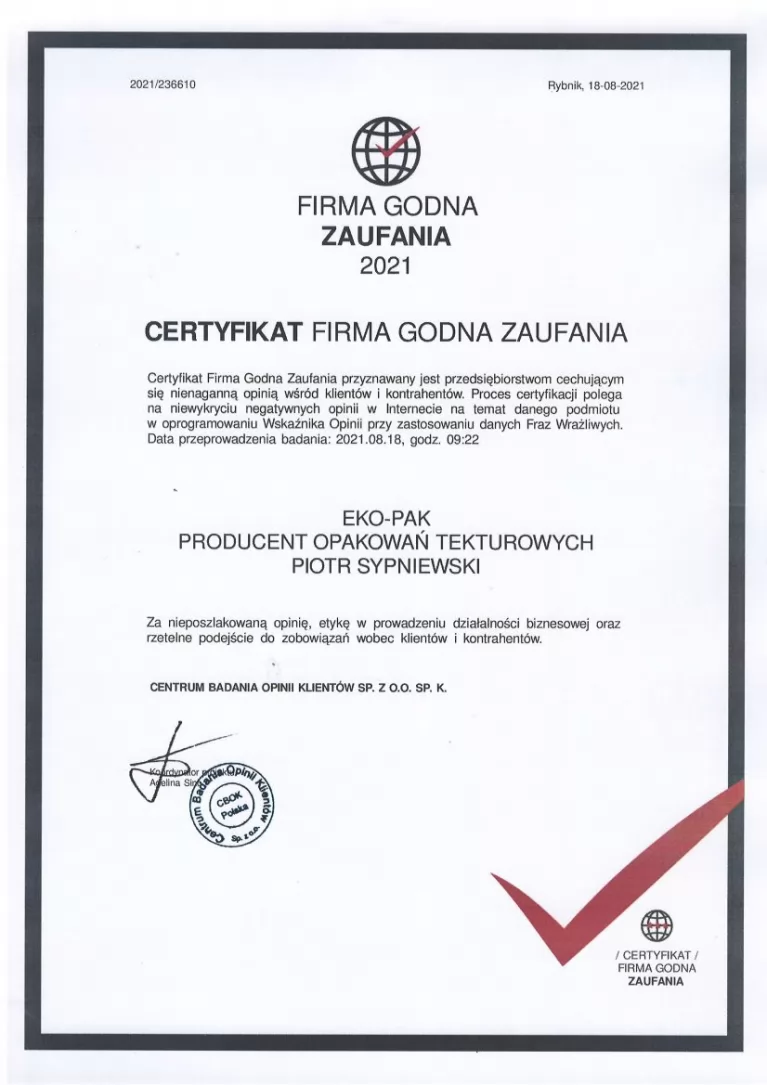 Firma Godna Zaufania
