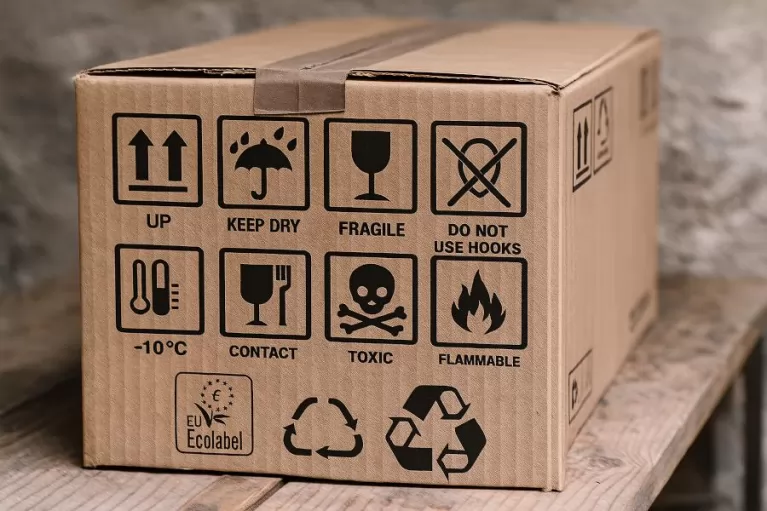 Przewodnik po znakach i symbolach na opakowaniach kartonowych