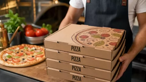 Kartony dla pizzerii - pizza naprawdę smakuje lepiej w dobrym opakowaniu